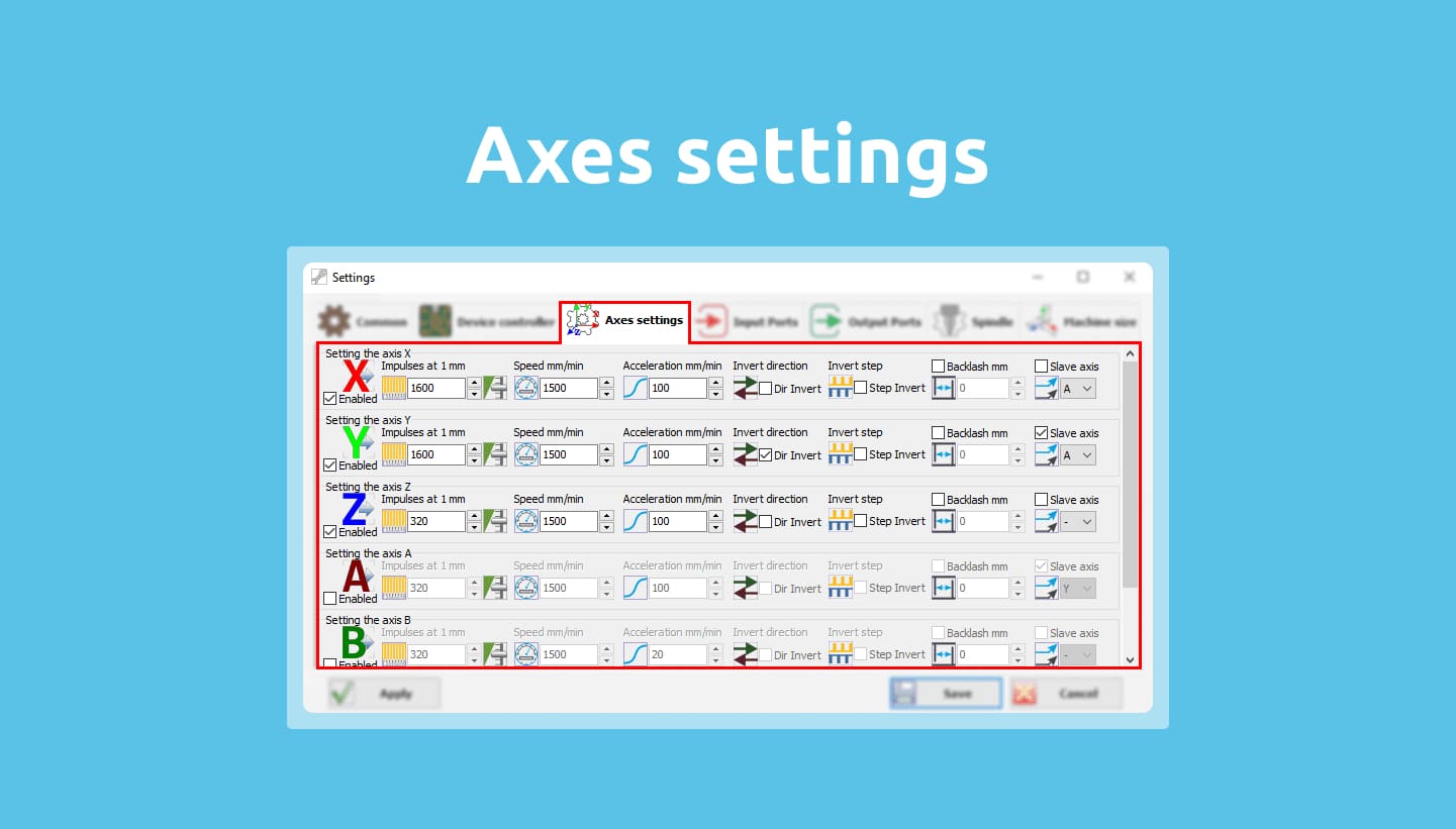 AxesSettings